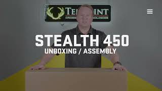 TenPoint Stealth 450 Crossbow Unboxing and Assembly  TenPoint Crossbows [upl. by Gisser]