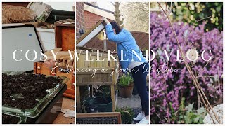 Cosy weekend vlog Embracing a slower lifestlye [upl. by Nylek]