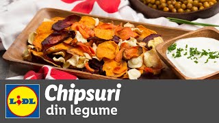 Chipsuri din legume si naut • reteta Bucataria Lidl [upl. by Chemaram]