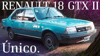 Renault 18 GTX II 1987 Azul Antibes [upl. by Hagai175]