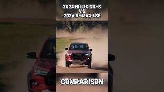 2024 HILUX GRS vs 2024 DMAX LSE shorts hilux dmax [upl. by Ennoryt]