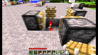 Minecraft  1 2 or 4 output piston clockpulsar [upl. by Herson]