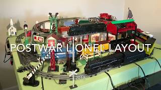 Postwar Lionel Layout 2018 [upl. by Schroth829]