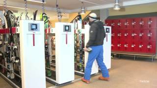 Efficient Electronic Locking for Ski Depots with GANTNER [upl. by Roma]