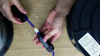 How to Connect Two Pre made Fiber Optical Cables Together [upl. by Sayre734]