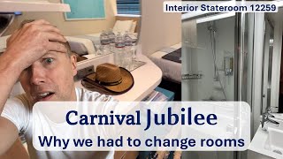 Carnival Jubilee Interior Stateroom Tour  Cabin 12259 Review [upl. by Schweiker692]