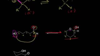 Formation of hemiacetals and hemiketals  Aldehydes and ketones  Organic chemistry  Khan Academy [upl. by Colvert]