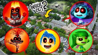 DRONE CAPTA NUEVAS EMOCIONES MALDITAS DE LA PELÍCULA INSIDE OUT 2 EN LA VIDA REAL INSIDE OUT 2 [upl. by Olivie692]