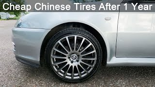 Cheap Chinese Tires After 1 Year and 10k km My Experience Review [upl. by Pierette698]