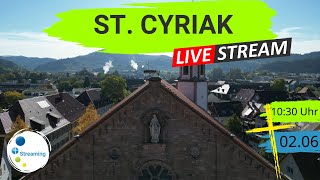 LIVE  Eucharistiefeier aus St Cyriak Oberkirch [upl. by Eilatam356]