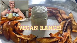 The best vegan avocado ranch  oil free projectveganinaction9750 [upl. by Fenelia]