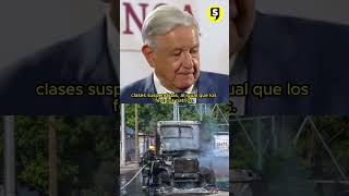 AMLO minimiza violencia en Culiacán dice que no es un asunto de riesgo ¿Qué opinas😳 [upl. by Thalassa]