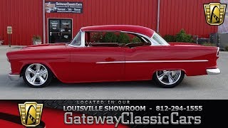 1955 Chevrolet Bel Air Pro Touring  Louisville Showroom  Stock  1683 [upl. by Eneleahcim]