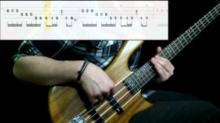 Red Hot Chili Peppers  Dark Necessities Bass Cover Play Along Tabs In Video [upl. by Anik]