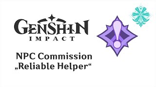 NPC Commission Reliable Helper Mountaintop ver  Genshin Impact  No Commentary [upl. by Parrish]