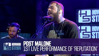 Post Malone “Reputation” Live on the Stern Show [upl. by Netsrek]