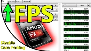 FIX How to unpark cores for AMD Better FPS [upl. by Ahsitniuq43]