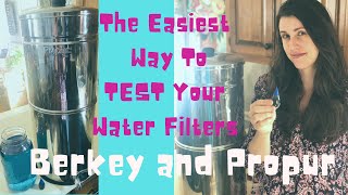 The Easiest Way to Test Your Water Filters When to replace your Water Filters Berkey Filters [upl. by Ediva]