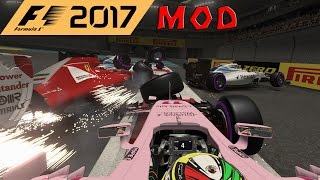 F1 2017 MOD  11 MIN SPECIAL  EXTREME DAMAGE MOD  3 [upl. by Euridice]