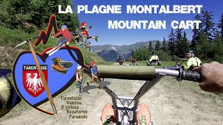 La Plagne Montalbert Moutain cart [upl. by Groark]