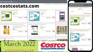 March 2022 Costco Coupon Book Preview  39  43  Visit Costcostatscom 🍀🍀🍀 [upl. by Anselma]