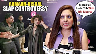 Munisha Khatwani First Official Reaction On Armaan Malik Vishal Pandey SLAP Fight In BB OTT 3 [upl. by Isbel]