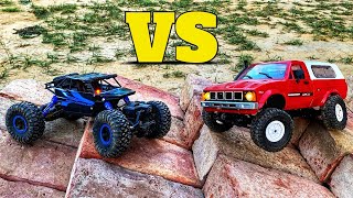 RC Rock Crawler vs WPL C24 RC Truck  Remote Control Car  Rock Crawler [upl. by Oknuj]