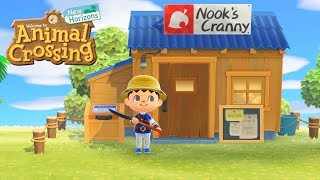 How to Build NOOKS CRANNY in Animal Crossing New Horizons [upl. by Sidoeht]