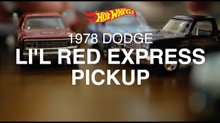 1978 Dodge Lil Red Express Pickup Hot Wheels SHOWCASE Paul DeLorean [upl. by Bodi]