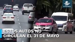 ¡Ahórrate una multa Aplican Doble Hoy No Circula en CDMX y Edomex para estos autos el 31 de mayo [upl. by Rosella]