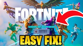 Why is Fortnite Servers Down How to Fix Fortnite Servers Not Responding Log In Chapter 5 Season 2 [upl. by Sofie]