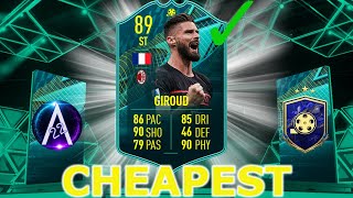 89 Giroud Moments SBC Cheapest Solution FIFA22 [upl. by Nivlag]