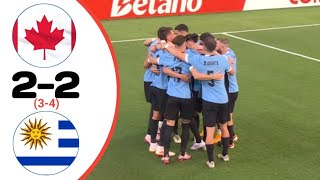 HIGHLIGHTS Canada Vs Uruguay 22 All Goals Penalties 34 Copa America 2024 Extended Highlights [upl. by Axia]