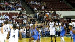 Oklahoma City Thunder first ever game 1082008 [upl. by Alleunam]