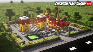 How to build a childrens playground in minecraft [upl. by Eigriv822]