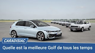 La Volkswagen Golf fête ses 50 ans Quelle est la meilleure de tous les temps [upl. by Netsreik]