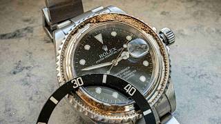 Restoration 8500 Rolex Submariner Luxury Watch  Polishing Case Bracelet  Dirty  ASMR [upl. by Karee455]