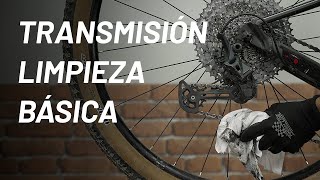 LIMPIEZA BÁSICA DE LA TRANSMISIÓN DE BICICLETA 20 [upl. by Aeriel]