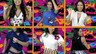 ✂️ DIY 9 IDEIAS DE CUSTOMIZAÇÃO DE CAMISETAS CARNAVAL 2018 [upl. by Geoff124]