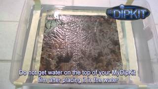 How to use MyDipKit Part 4  diy hydrographics film tips [upl. by Nudd]