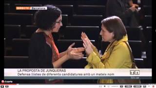 Carme Forcadell nega la discussió amb Marta Rovira [upl. by Marx993]