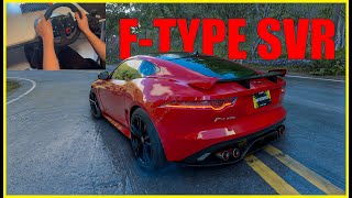 Jaguar FType SVR Coupe  The Crew Motorfest Steering wheel  shifter gameplay [upl. by Bail475]