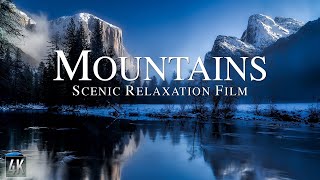 4K Mountain Vistas  Panoramic Scenic Mountains Drone Footage with Ambient Music  Aerial Vistas [upl. by Vani]