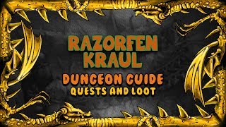 Razorfen Kraul Quests and Loot  Classic WoW [upl. by Perrie157]