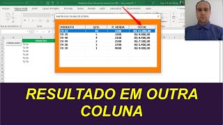 Multiplicar DUAS COLUNAS de Listview Excel VBA via Códigos [upl. by Ecnahc]