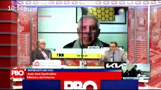 Entrevista del ministro Santiváñez en PBO [upl. by Gagne]