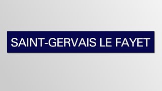 Annonce SNCF Terminus StGervais [upl. by Lisk]