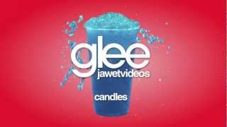 Glee Cast  Candles karaoke version [upl. by Iana613]