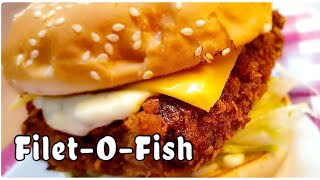 Fish Burger with Tartar sauce  Crispy Fried Fish Burger  FiletOFish  How to make tartar sauce [upl. by Thisbe]