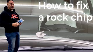 How to fix a windshield crack chip using Permatex Windshield Repair Kit [upl. by Elamor]